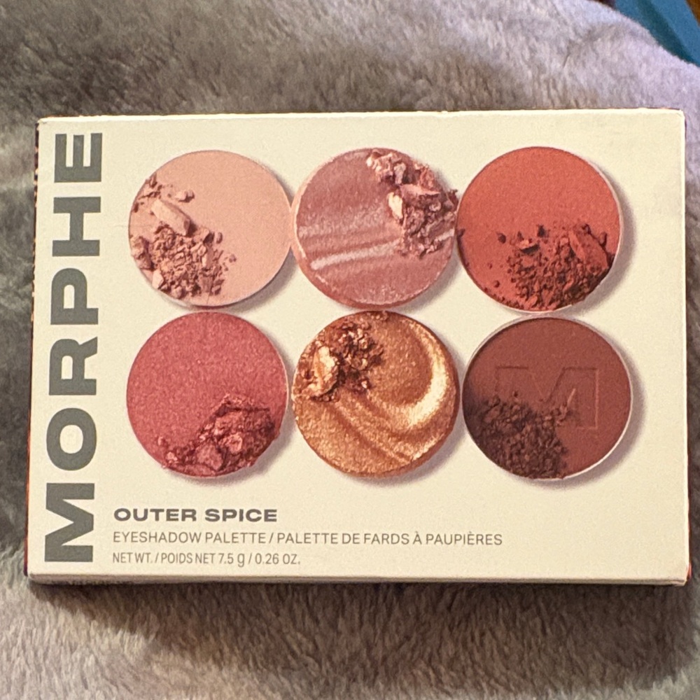 Morphe Outer Spice Eyeshadow Palette - Pink, Gold, Brown Hues